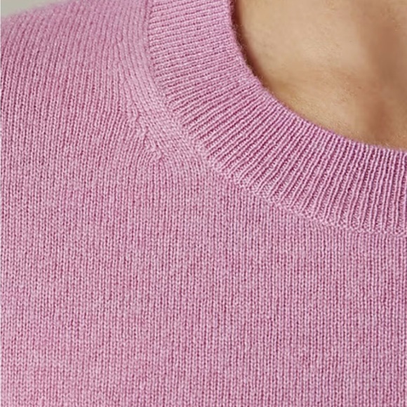 🆕 J. Crew Women's Cashmere Crewneck Sweater. Size XL. Heather Petunia. NWT. - Picture 2 of 6